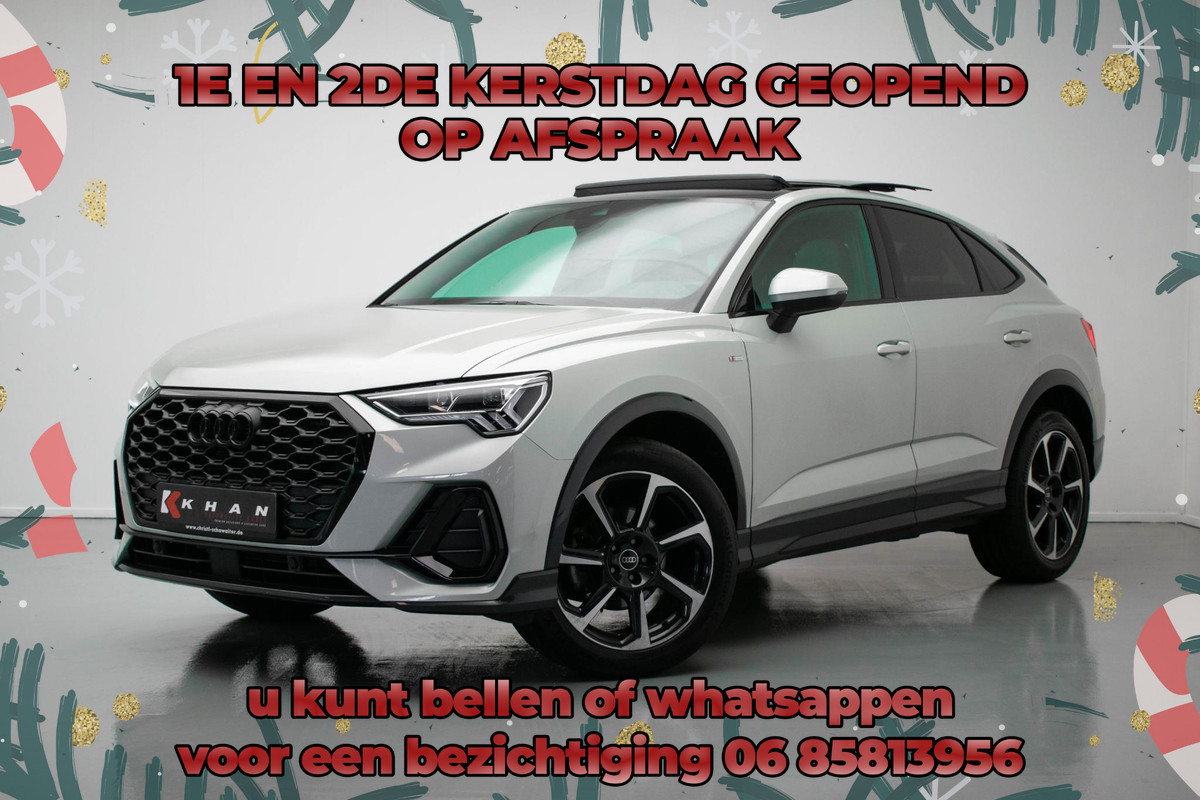 Audi Q3 Sportback 35 TFSI S Edition |Pano|3xS-Line|Sonos|Elek.Stoelen|Elek.Trekhaak|