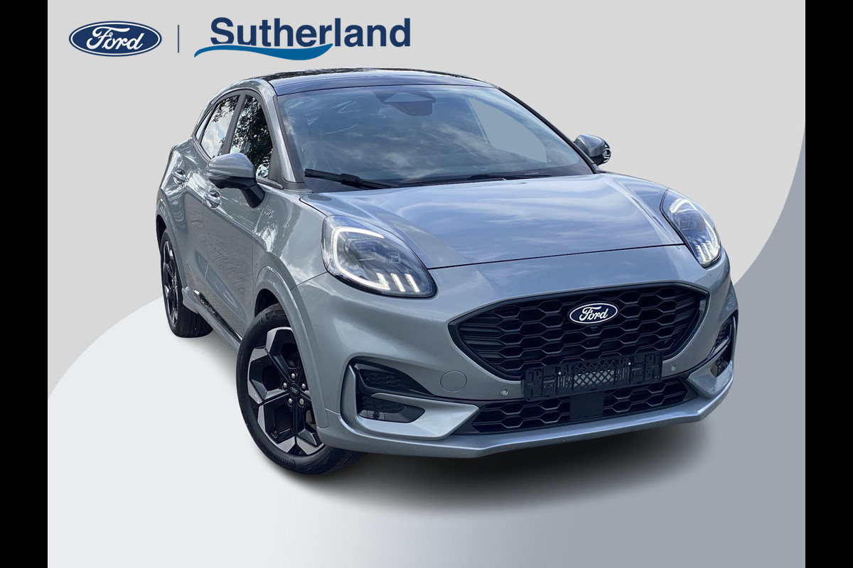 Ford Puma 1.0 EcoBoost Hybrid ST-Line X 155pk Automaat | Panoramadak | Afneembare trekhaak | Winter Pack | Adaptive cruise control | 360 graden camera | Bang&Olufsen | Elektrische achterklep | Matrix LED