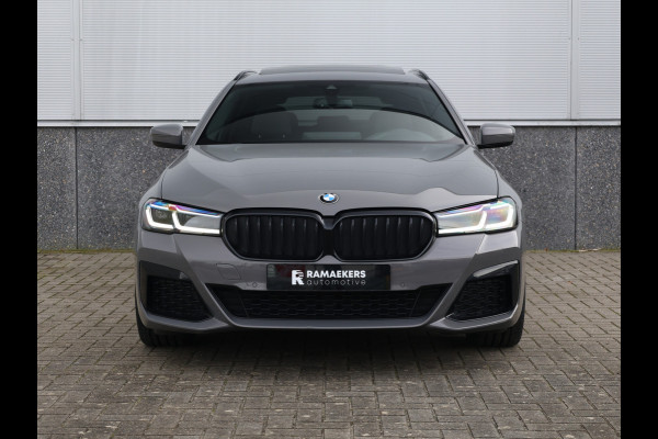 BMW 5 Serie Touring 530i High Executive M-Sport 20inch / Bernina Grau / Pano / Camera / Laser