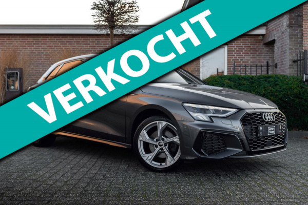 Audi A3 Sportback 40 TFSI e Business Edition 204 PK Aut. 3x S-Line Adaptive Keyless Sfeerverlichting Black Optic Camera 18''