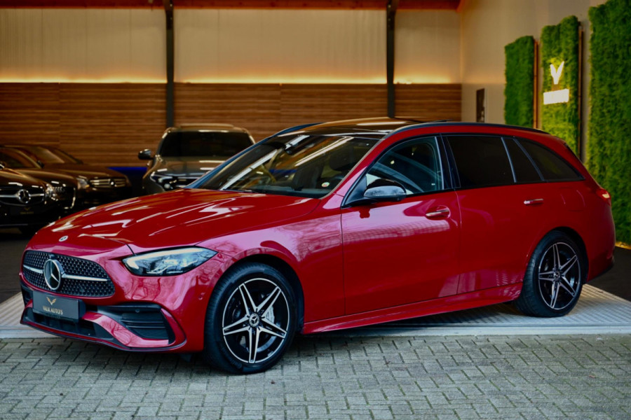 Mercedes-Benz C-Klasse Estate 300 e AMG Line - Stoelventilatie - Memory - Distronic - HUD - Volleer - Stuurverwarming - Trekhaak -