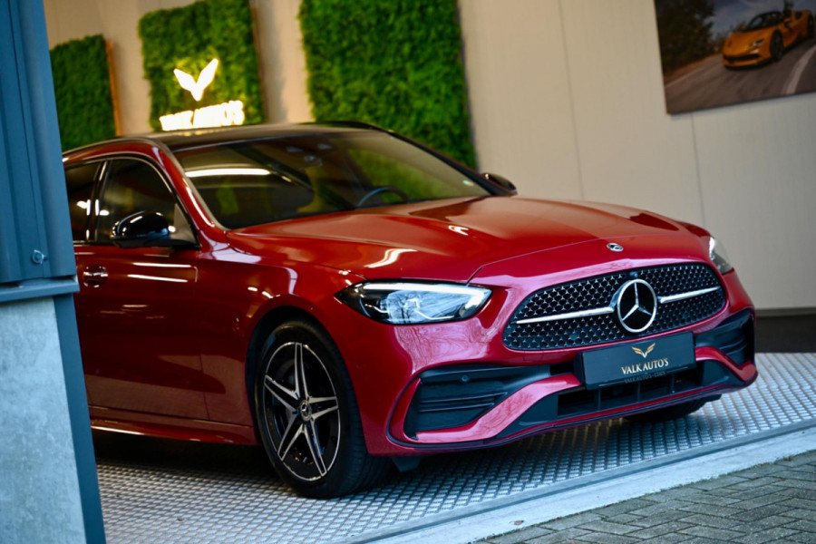 Mercedes-Benz C-Klasse Estate 300 e AMG Line - Stoelventilatie - Memory - Distronic - HUD - Volleer - Stuurverwarming - Trekhaak -