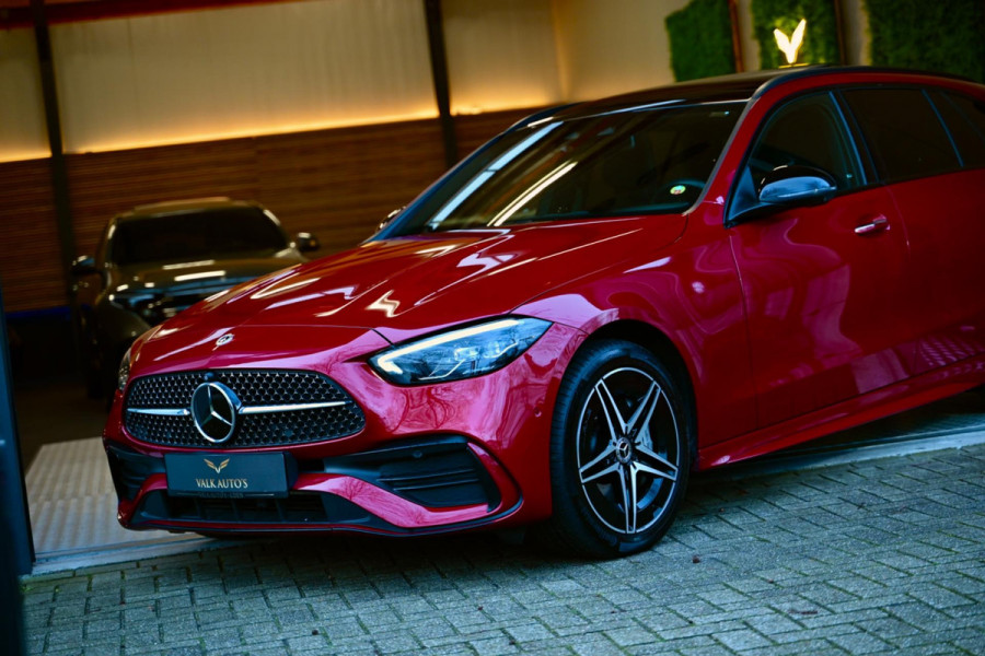 Mercedes-Benz C-Klasse Estate 300 e AMG Line - Stoelventilatie - Memory - Distronic - HUD - Volleer - Stuurverwarming - Trekhaak -