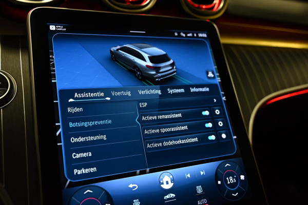 Mercedes-Benz C-Klasse Estate 300 e AMG Line - Stoelventilatie - Memory - Distronic - HUD - Volleer - Stuurverwarming - Trekhaak -