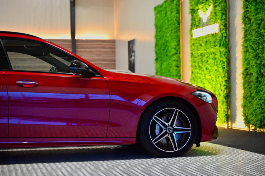 Mercedes-Benz C-Klasse Estate 300 e AMG Line - Stoelventilatie - Memory - Distronic - HUD - Volleer - Stuurverwarming - Trekhaak -