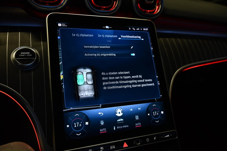 Mercedes-Benz C-Klasse Estate 300 e AMG Line - Stoelventilatie - Memory - Distronic - HUD - Volleer - Stuurverwarming - Trekhaak -