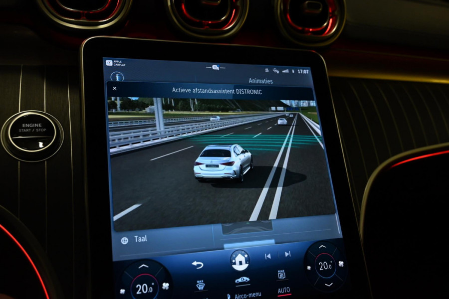 Mercedes-Benz C-Klasse Estate 300 e AMG Line - Stoelventilatie - Memory - Distronic - HUD - Volleer - Stuurverwarming - Trekhaak -