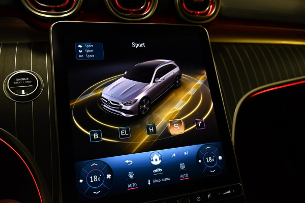 Mercedes-Benz C-Klasse Estate 300 e AMG Line - Stoelventilatie - Memory - Distronic - HUD - Volleer - Stuurverwarming - Trekhaak -