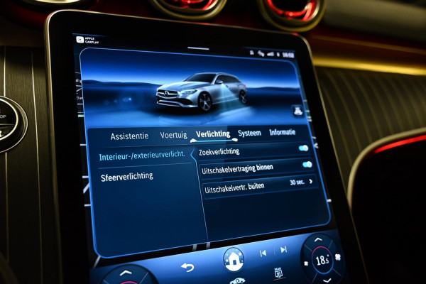 Mercedes-Benz C-Klasse Estate 300 e AMG Line - Stoelventilatie - Memory - Distronic - HUD - Volleer - Stuurverwarming - Trekhaak -