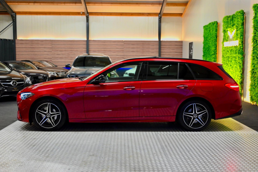 Mercedes-Benz C-Klasse Estate 300 e AMG Line - Stoelventilatie - Memory - Distronic - HUD - Volleer - Stuurverwarming - Trekhaak -