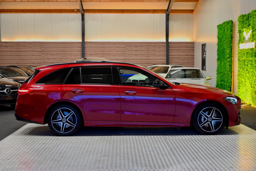 Mercedes-Benz C-Klasse Estate 300 e AMG Line - Stoelventilatie - Memory - Distronic - HUD - Volleer - Stuurverwarming - Trekhaak -