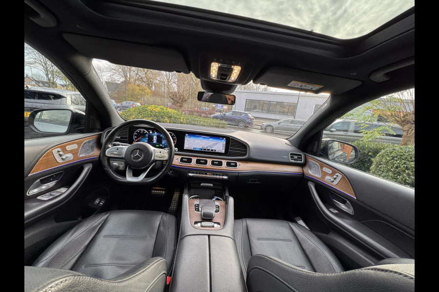 Mercedes-Benz GLE 450 4MATIC Premium Plus AMG Luchtvering Pano Treeplanken Navi Burmeister 22”