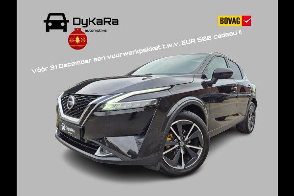 Nissan QASHQAI 1.3 MHEV Xtronic Tekna Design Pano Leder Trekhaak Dealer OH 1e eig