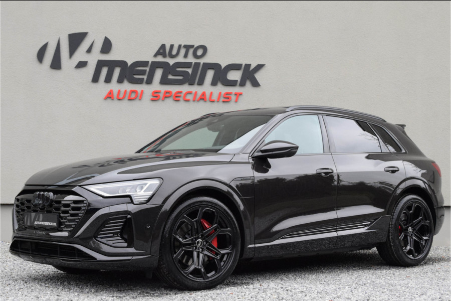 Audi Q8 e-tron 55 Quattro / 2x S-line/ Luchtvering/ Standkachel/ Top View/ Trekhaak/ Panoramadak/ 300kW (408PK)