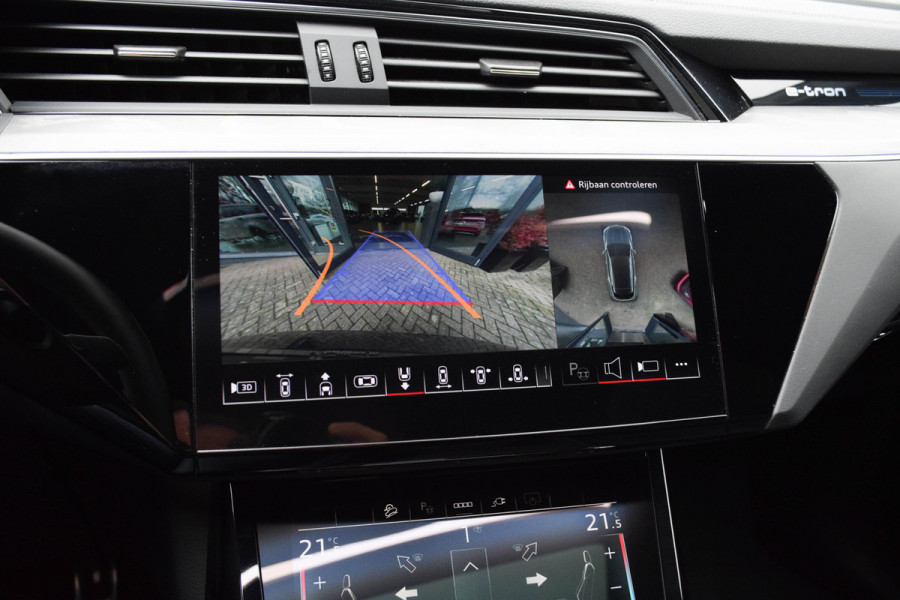 Audi Q8 e-tron 55 Quattro / 2x S-line/ Luchtvering/ Standkachel/ Top View/ Trekhaak/ Panoramadak/ 300kW (408PK)