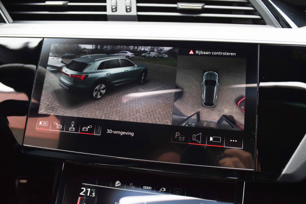 Audi Q8 e-tron 55 Quattro / 2x S-line/ Luchtvering/ Standkachel/ Top View/ Trekhaak/ Panoramadak/ 300kW (408PK)