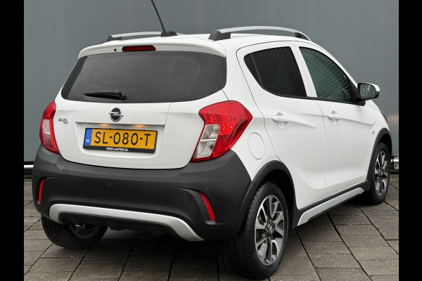 Opel KARL BWJ 2018 | 1.0 75PK Rocks Online Ed | LEER | STOEL&STUURWIEL VERW | NAVI | AIRCO | CARPLAY | PRIVACY GLASS | CRUISE