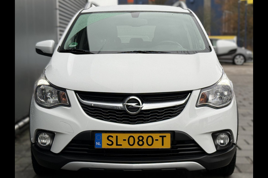Opel KARL BWJ 2018 | 1.0 75PK Rocks Online Ed | LEER | STOEL&STUURWIEL VERW | NAVI | AIRCO | CARPLAY | PRIVACY GLASS | CRUISE