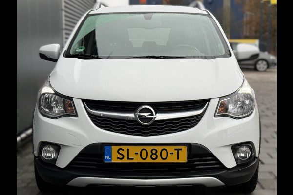 Opel KARL BWJ 2018 | 1.0 75PK Rocks Online Ed | LEER | STOEL&STUURWIEL VERW | NAVI | AIRCO | CARPLAY | PRIVACY GLASS | CRUISE