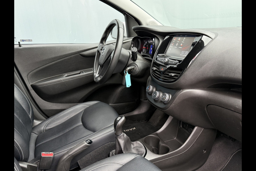 Opel KARL BWJ 2018 | 1.0 75PK Rocks Online Ed | LEER | STOEL&STUURWIEL VERW | NAVI | AIRCO | CARPLAY | PRIVACY GLASS | CRUISE