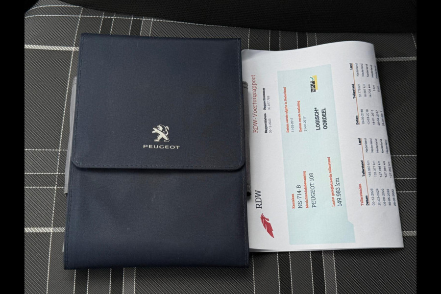 Peugeot 108 1.0 e-VTi Blue Lion, 5 deurs, airco, NL auto met nationale auto pas