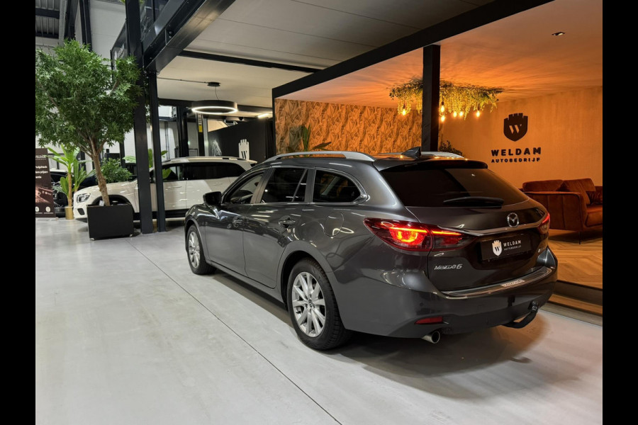 Mazda 6 2.0 SkyActiv-G 145 TS+ Garantie Trekhaak Carplay StoelVW Keyless Blindspot Cruise Clima Navi PDC Led Dab Rijklaar