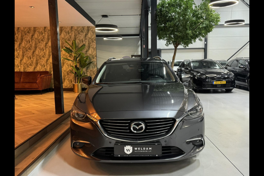 Mazda 6 2.0 SkyActiv-G 145 TS+ Garantie Trekhaak Carplay StoelVW Keyless Blindspot Cruise Clima Navi PDC Led Dab Rijklaar