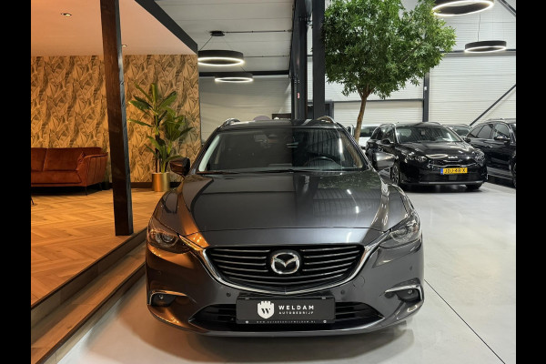 Mazda 6 2.0 SkyActiv-G 145 TS+ Garantie Trekhaak Carplay StoelVW Keyless Blindspot Cruise Clima Navi PDC Led Dab Rijklaar