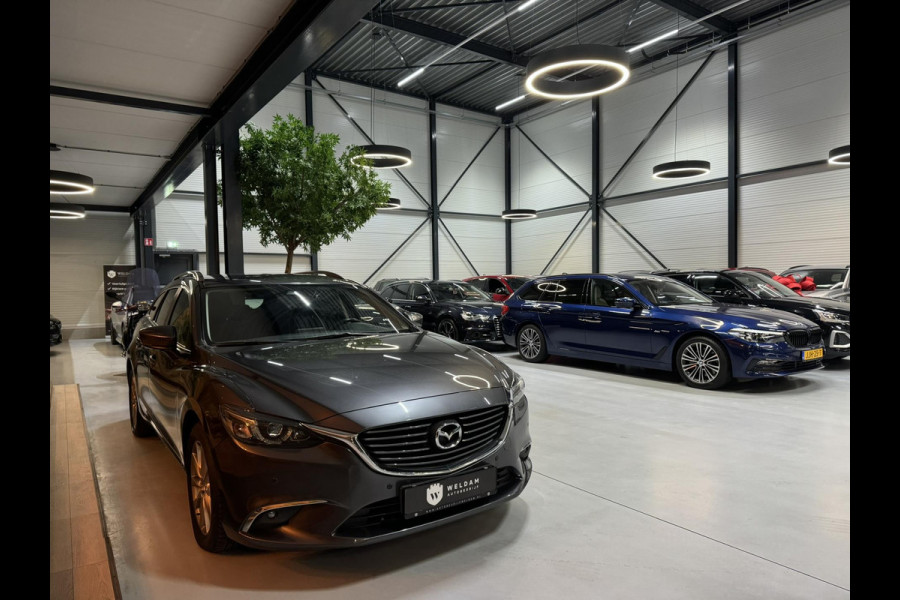 Mazda 6 2.0 SkyActiv-G 145 TS+ Garantie Trekhaak Carplay StoelVW Keyless Blindspot Cruise Clima Navi PDC Led Dab Rijklaar