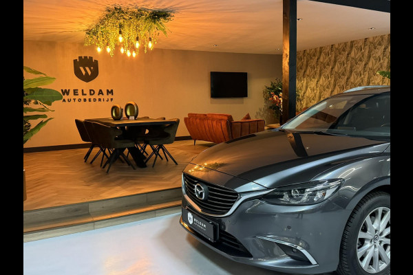 Mazda 6 2.0 SkyActiv-G 145 TS+ Garantie Trekhaak Carplay StoelVW Keyless Blindspot Cruise Clima Navi PDC Led Dab Rijklaar