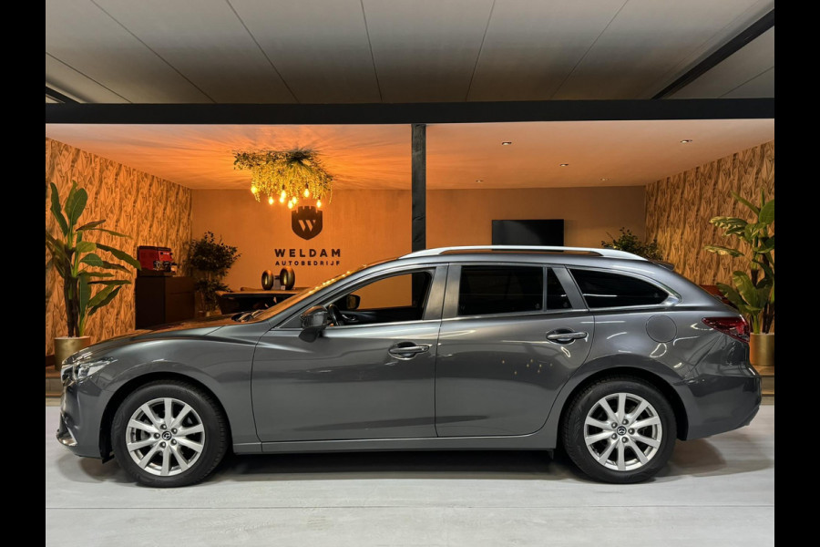 Mazda 6 2.0 SkyActiv-G 145 TS+ Garantie Trekhaak Carplay StoelVW Keyless Blindspot Cruise Clima Navi PDC Led Dab Rijklaar