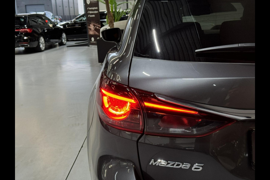 Mazda 6 2.0 SkyActiv-G 145 TS+ Garantie Trekhaak Carplay StoelVW Keyless Blindspot Cruise Clima Navi PDC Led Dab Rijklaar