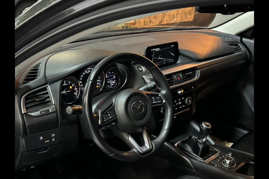 Mazda 6 2.0 SkyActiv-G 145 TS+ Garantie Trekhaak Carplay StoelVW Keyless Blindspot Cruise Clima Navi PDC Led Dab Rijklaar