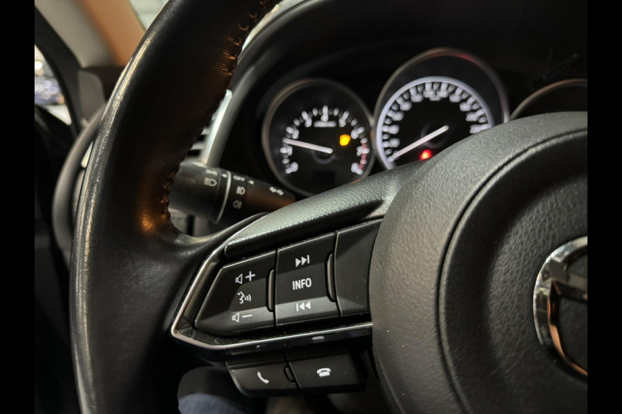 Mazda 6 2.0 SkyActiv-G 145 TS+ Garantie Trekhaak Carplay StoelVW Keyless Blindspot Cruise Clima Navi PDC Led Dab Rijklaar