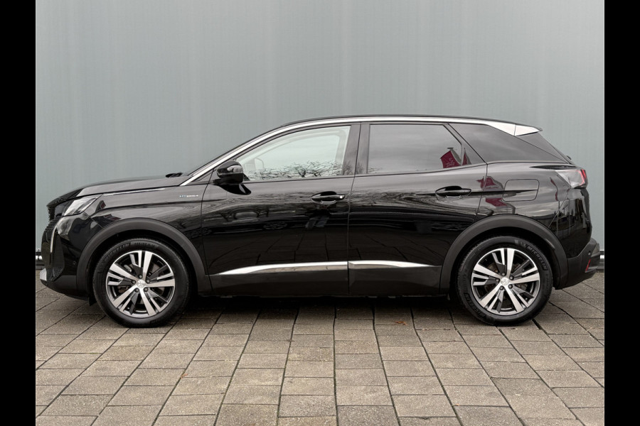 Peugeot 3008 BWJ 2022 | 1.6 HYbrid4 300PK Blue Allure | TREKHAAK | LEDER/STOF | CAMERA A | CLIMA | NAVI | CARPLAY | STOELVERW | PDC 2X |