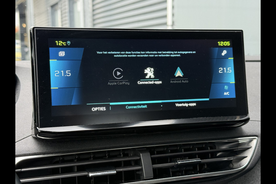 Peugeot 3008 BWJ 2022 | 1.6 HYbrid4 300PK Blue Allure | TREKHAAK | LEDER/STOF | CAMERA A | CLIMA | NAVI | CARPLAY | STOELVERW | PDC 2X |