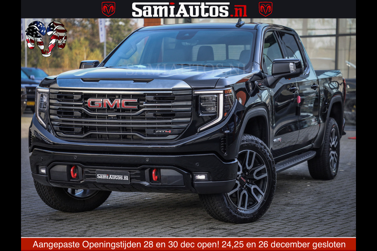 GMC Sierra AT4 6.2 V8 4X4 | VIRTUAL COCKPIT | HUD | BOM VOL | DC | RAM DEALER NEDERLAND | | GRIJSKENTEKEN | DUBBELE CABINE | PICK UP | VOORRAAD 261530 |