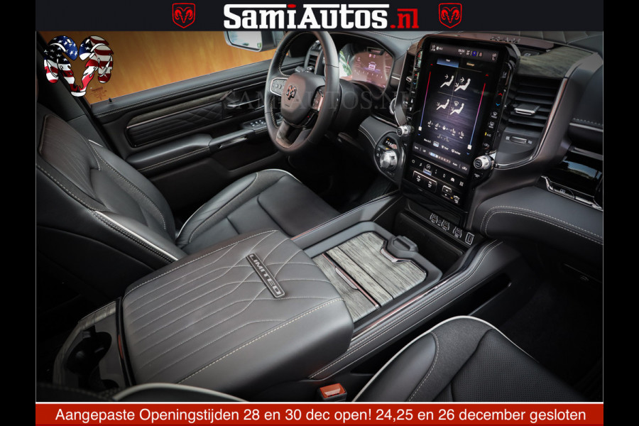 Dodge Ram 1500 Limited Night High Output 540HP 706Nm | Massage + Full Option | De Meest Luxe en Volle Pick-Up in zijn Klasse | Comfortabele Dubbele Cabine met Royale 5 Zitplaatsen | BPM vrij | Nu Leverbaar uit Voorraad | Voorraad Nr 2352 - 7649