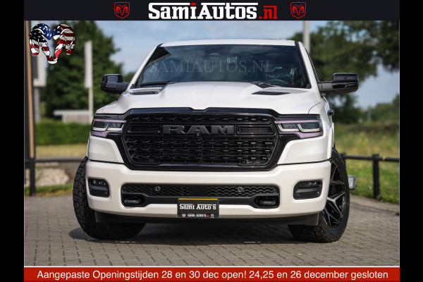 Dodge Ram 1500 Limited Night High Output 540HP 706Nm | Massage + Full Option | De Meest Luxe en Volle Pick-Up in zijn Klasse | Comfortabele Dubbele Cabine met Royale 5 Zitplaatsen | BPM vrij | Nu Leverbaar uit Voorraad | Voorraad Nr 2352 - 7649