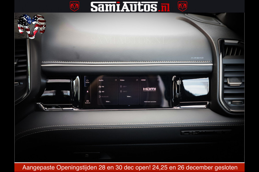 Dodge Ram 1500 Limited Night High Output 540HP 706Nm | Massage + Full Option | De Meest Luxe en Volle Pick-Up in zijn Klasse | Comfortabele Dubbele Cabine met Royale 5 Zitplaatsen | BPM vrij | Nu Leverbaar uit Voorraad | Voorraad Nr 2352 - 7649