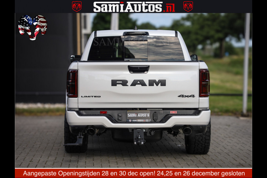 Dodge Ram 1500 Limited Night High Output 540HP 706Nm | Massage + Full Option | De Meest Luxe en Volle Pick-Up in zijn Klasse | Comfortabele Dubbele Cabine met Royale 5 Zitplaatsen | BPM vrij | Nu Leverbaar uit Voorraad | Voorraad Nr 2352 - 7649