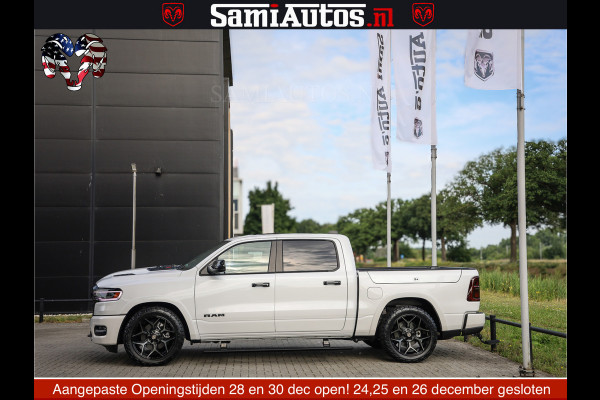 Dodge Ram 1500 Limited Night High Output 540HP 706Nm | Massage + Full Option | De Meest Luxe en Volle Pick-Up in zijn Klasse | Comfortabele Dubbele Cabine met Royale 5 Zitplaatsen | BPM vrij | Nu Leverbaar uit Voorraad | Voorraad Nr 2352 - 7649