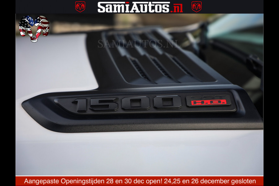 Dodge Ram 1500 Limited Night High Output 540HP 706Nm | Massage + Full Option | De Meest Luxe en Volle Pick-Up in zijn Klasse | Comfortabele Dubbele Cabine met Royale 5 Zitplaatsen | BPM vrij | Nu Leverbaar uit Voorraad | Voorraad Nr 2352 - 7649