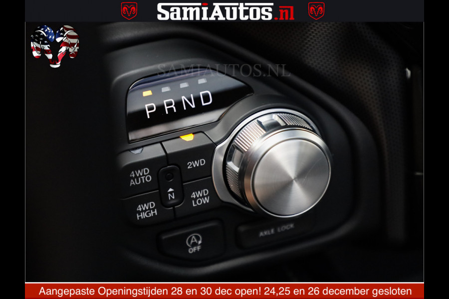 Dodge Ram 1500 Limited Night High Output 540HP 706Nm | Massage + Full Option | De Meest Luxe en Volle Pick-Up in zijn Klasse | Comfortabele Dubbele Cabine met Royale 5 Zitplaatsen | BPM vrij | Nu Leverbaar uit Voorraad | Voorraad Nr 2352 - 7649