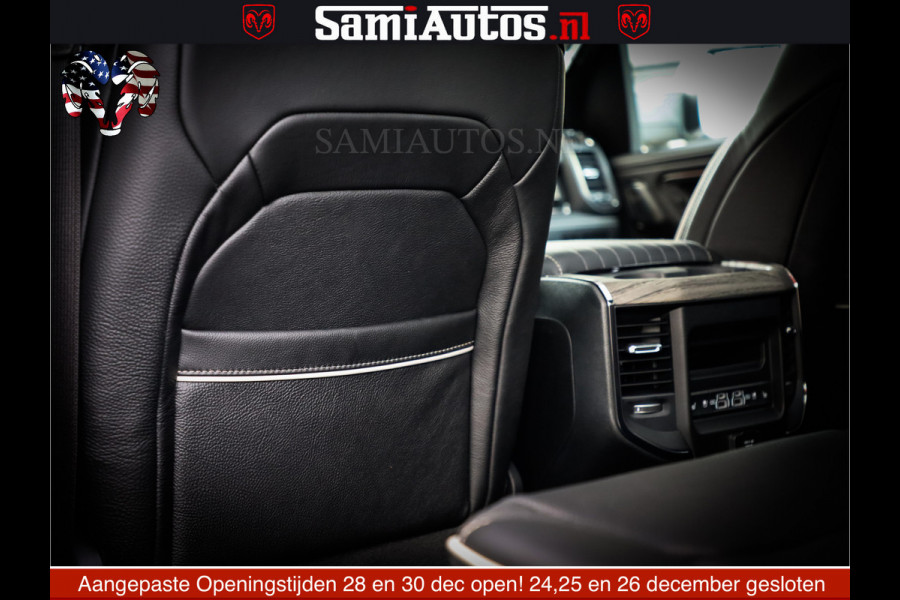 Dodge Ram 1500 Limited Night High Output 540HP 706Nm | Massage + Full Option | De Meest Luxe en Volle Pick-Up in zijn Klasse | Comfortabele Dubbele Cabine met Royale 5 Zitplaatsen | BPM vrij | Nu Leverbaar uit Voorraad | Voorraad Nr 2352 - 7649