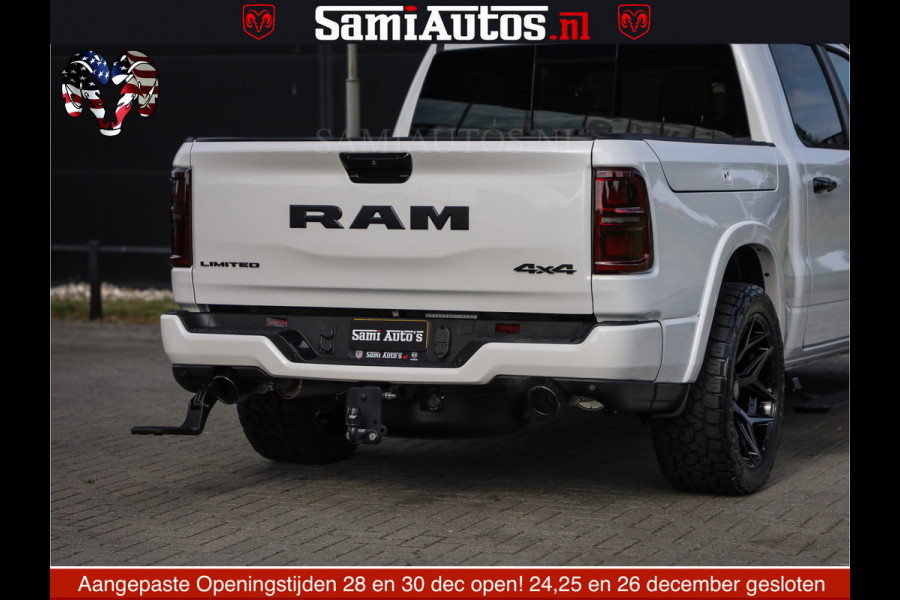 Dodge Ram 1500 Limited Night High Output 540HP 706Nm | Massage + Full Option | De Meest Luxe en Volle Pick-Up in zijn Klasse | Comfortabele Dubbele Cabine met Royale 5 Zitplaatsen | BPM vrij | Nu Leverbaar uit Voorraad | Voorraad Nr 2352 - 7649