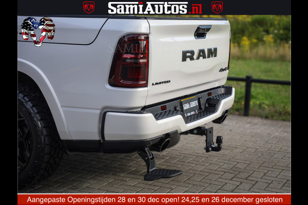Dodge Ram 1500 Limited Night High Output 540HP 706Nm | Massage + Full Option | De Meest Luxe en Volle Pick-Up in zijn Klasse | Comfortabele Dubbele Cabine met Royale 5 Zitplaatsen | BPM vrij | Nu Leverbaar uit Voorraad | Voorraad Nr 2352 - 7649