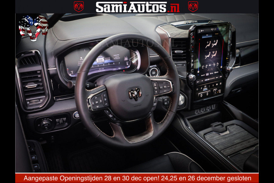 Dodge Ram 1500 Limited Night High Output 540HP 706Nm | Massage + Full Option | De Meest Luxe en Volle Pick-Up in zijn Klasse | Comfortabele Dubbele Cabine met Royale 5 Zitplaatsen | BPM vrij | Nu Leverbaar uit Voorraad | Voorraad Nr 2352 - 7649