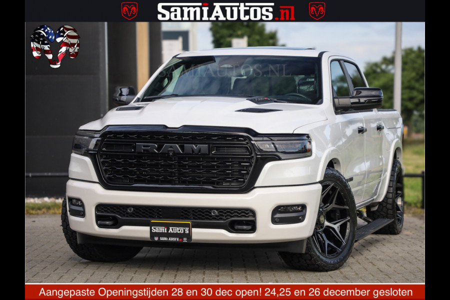 Dodge Ram 1500 Limited Night High Output 540HP 706Nm | Massage + Full Option | De Meest Luxe en Volle Pick-Up in zijn Klasse | Comfortabele Dubbele Cabine met Royale 5 Zitplaatsen | BPM vrij | Nu Leverbaar uit Voorraad | Voorraad Nr 2352 - 7649