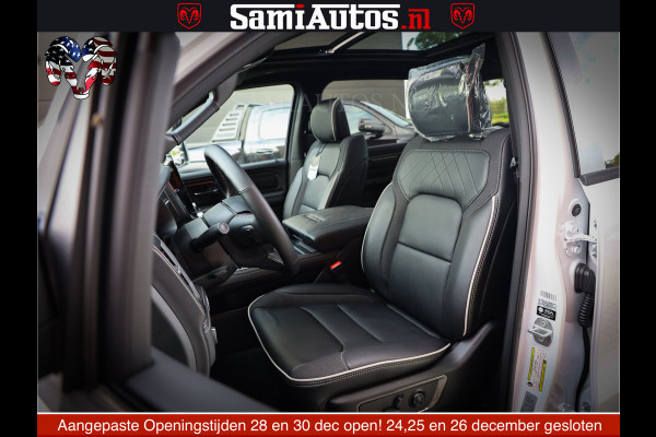 Dodge Ram 1500 Limited Night High Output 540HP 706Nm | Massage + Full Option | De Meest Luxe en Volle Pick-Up in zijn Klasse | Comfortabele Dubbele Cabine met Royale 5 Zitplaatsen | BPM vrij | Nu Leverbaar uit Voorraad | Voorraad Nr 2352 - 7649